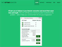 Tablet Screenshot of netuptimemonitor.com
